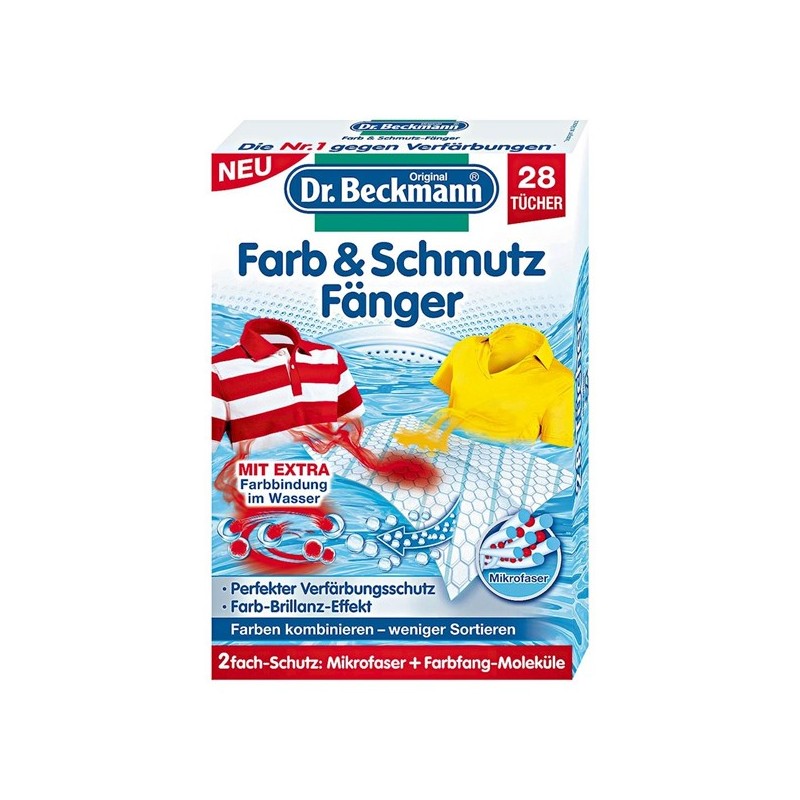 Dr.Beckmann Farb & Schmutz Fanger Chusteczki 28szt